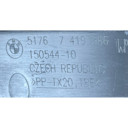 BMW 3 G20 G21 OSŁONA NAKŁADKA USZCZELKA BŁOTNIKA PRAWY PRZÓD 7419386