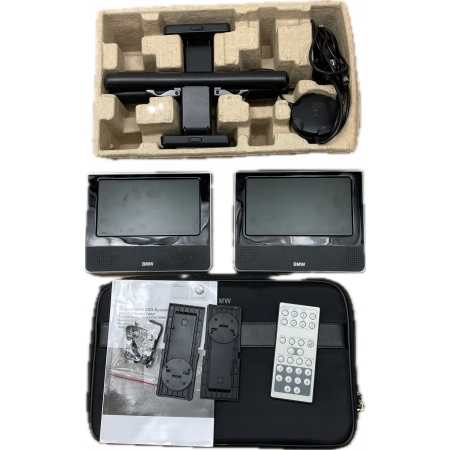 BMW DVD TABLET ZESTAW PRZENOŚNY EKRANY ORYGINALNE AKCESORIA