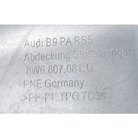 AUDI RS5 B9 8W6 OSŁONA PASA PRZÓD 8W6807081D ORYGINAŁ