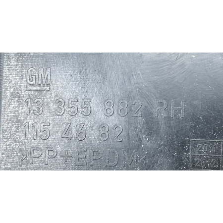 B114 OPEL ADAM NADKOLE PRAWE TYŁ TYLNE 13355882