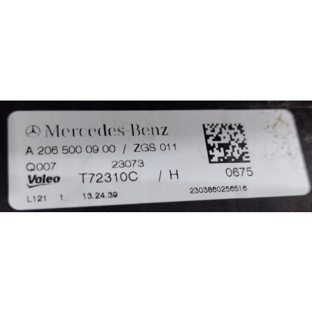 MERCEDES C-KLASA 206 KIEROWNICA POWIETRZA ROLETA ŻALUZJA A2066224000