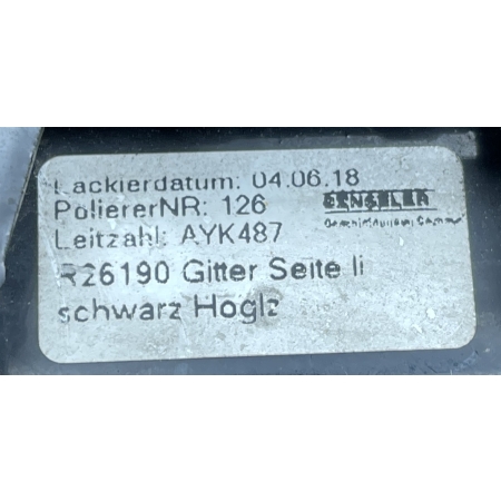 AUDI A3 RS3 8V5 LEWA KRATKA ZDERZAKA PRZÓD PRZEDNIA 8V5807681AG