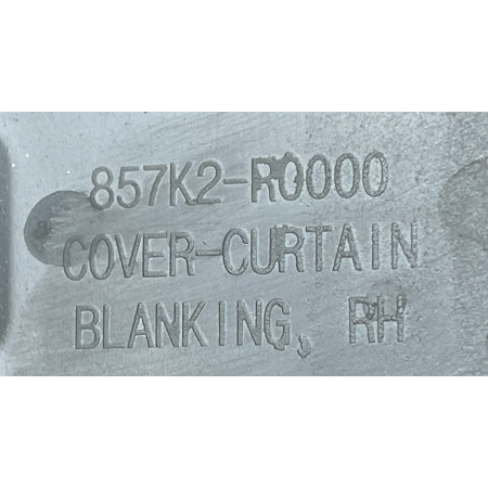 B3 KIA CARNIVAL IV 2020 - ŚLIZG MOCOWANIE OSŁONA TYŁ PRAWY 857K2-R0000