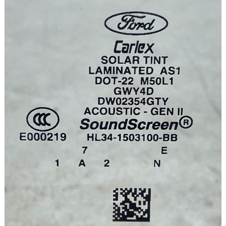FORD F150 2015 - SZYBA CZOŁOWA PRZEDNIA PRZÓD JAWORZE HL34-1503100-BB
