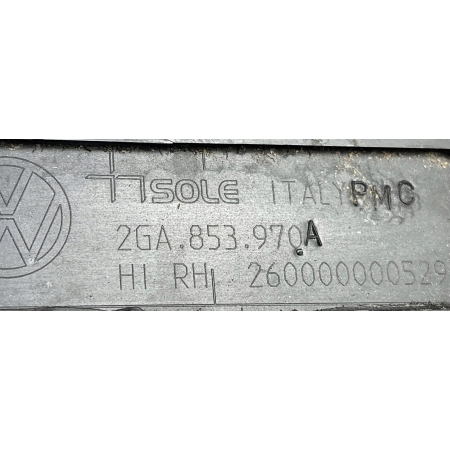 K22 VW T-ROC LISTWA DRZWI PRAWY TYŁ 2GA853970A