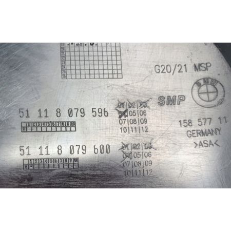 BMW G20 G21 M-PAKIET KRATKA ZDERZAKA PRAWA 8079596