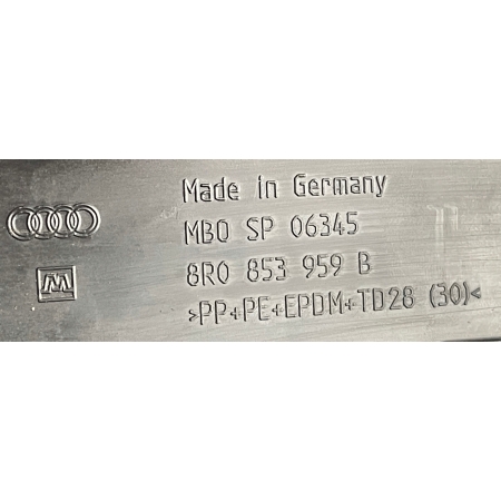 LISTWA DRZWI LEWY PRZÓD AUDI Q5 8R0 8R0853959B