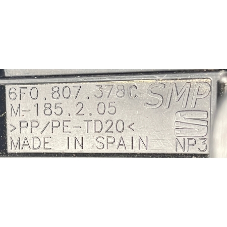 ŚLIZG ZDERZAKA PRAWY TYŁ SEAT IBIZA V 6F0807378C