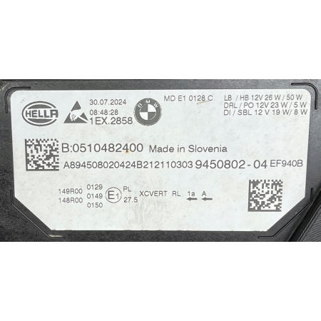 BMW 3 LCI LIFT G20 G21 PRAWY MODUŁ LAMPY PRZETWORNICA 244710-02 9450802