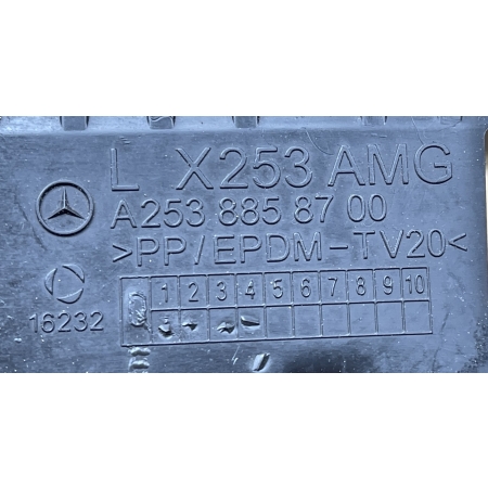 MERCEDES GLC AMG W253 X253 MOCOWANIE ŚLIZG ZDERZAKA LEWY TYŁ A2538858700