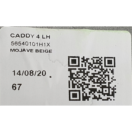 VW CADDY IV 15- OBUDOWA LUSTERKA LEWA H1X