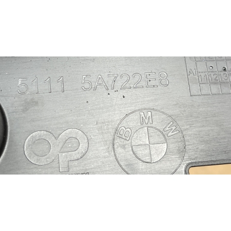 BMW iX I20 LIFT LCI PODKŁADKA TABLICY REJESTRACYJNEJ 5E722E8