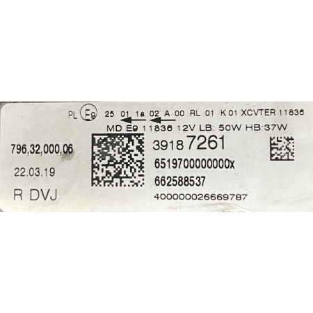 OPEL ASTRA 5 K V LAMPA PRAWA PRZEDNIA FULL LED 39187261 22.03.2019
