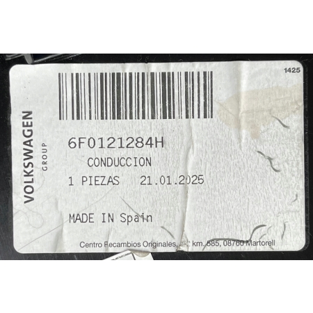 SEAT IBIZA V 6F KIEROWNICA POWIETRZA PRAWA 6F0121284H