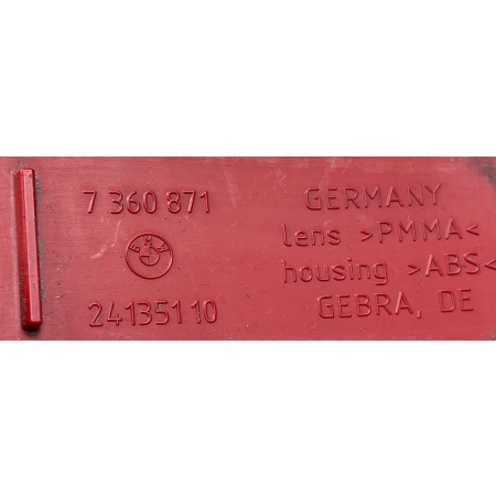 BMW 2 F46 PRZED I PO LIFT LCI ODBLASK ZDERZAKA LEWY TYŁ 7360871