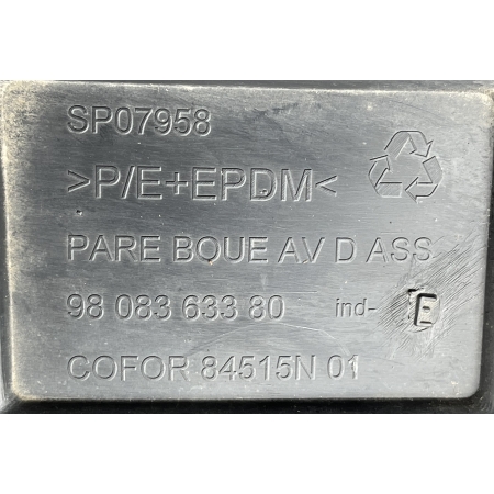 D61 PEUGEOT EXPERT 3 III 2016 - NADKOLE PRAWE PRZÓD PRZEDNIE 9808363380