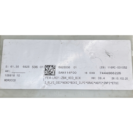 M25 BMW 2 F22 MODUŁ STEROWNIK BCM FEM 6825536