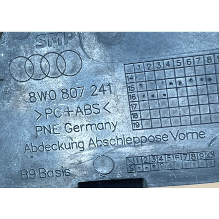 K113 AUDI A4 B9 8W MOCOWANIE KOSZYKI ZAŚLEPKA PDC PRZÓD 8W0807437