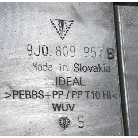 PORSCHE TAYCAN 9J1 NADKOLE LEWE PRZÓD PRZEDNIE DOLNE 9J0809957B