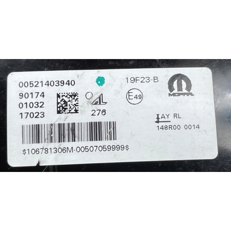 4 FIAT 500E II 2020 - HALOGEN LED DRL ŚWIATŁO DZIENNE PRAWY 00521403940