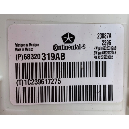 U1 DODGE RAM 1500 IV LIFT 14- MODUŁ STEROWNIK SKRZYNKA BCM 68320319AB