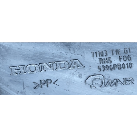 HONDA CR-V IV 2012 - KRATKA ZDERZAKA HALOGENU PRAWA PRZÓD 71103T1EG1