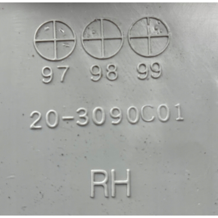 MERCEDES W124 PRAWA ZAŚLEPKA DEKIEL DEKIELEK LAMPY 20-3090C01