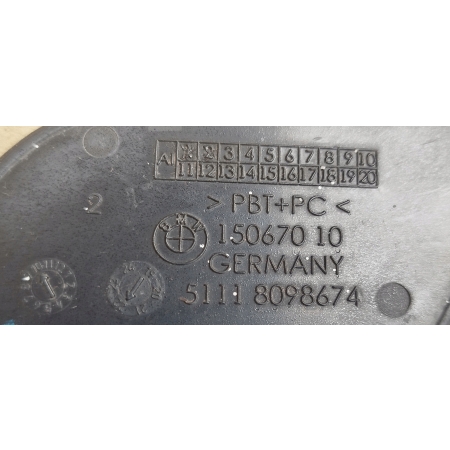 A371 ZAŚLEPKA HAKA ZDERZAKA PRZÓD BMW 5 G30 G31 8098674