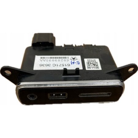 P3 DODGE DURANGO III 2017 MEDIA HUB PANEL GNIAZDO USB SD AUX 68289895AA