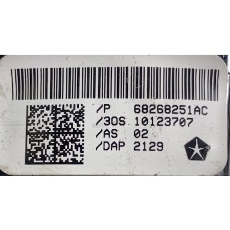U7B CHRYSLER PACIFICA II 2016 - PRAWY PANEL SZYB PRZÓD 68268251AC