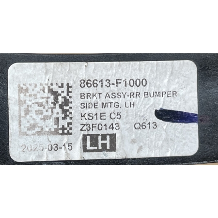 KIA SPORTAGE IV ŚLIZG MOCOWANIE ZDERZAKA LEWY TYŁ 86613-F1000