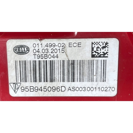 PORSCHE MACAN 95B LAMPA PRAWA TYŁ BŁOTNIKA 95B945096D 04.03.15
