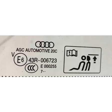 AUDI A3 8V S3 SEDAN SZYBA KAROSERYJNA LEWA TYŁ 8V5845299N