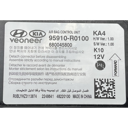 B3 KIA CARNIVAL IV 2020 - STEROWNIK SENSOR AIRBAG PODUSZEK 95910-R0100