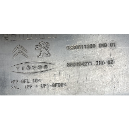 CITROEN C4 CACTUS   PŁYTA OSŁONA DOLNA PRZECIWBŁOTNA 9820611280