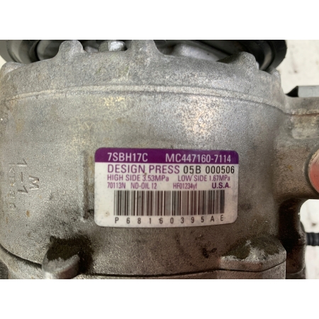 DODGE RAM DURANGO CHALLENGER CHARGER 3.6 SPRĘŻARKA KLIMATYZACJI 68160395AE