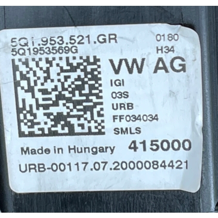 SKODA KAROQ PRZEŁĄCZNIK ZESPOLONY TAŚMA MANETKI 5Q1953569G 5Q1953521GR
