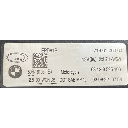BMW R1200GS R 1200 GS K50 K51 LAMPA PRZÓD PRZEDNIA 8525100 03.08.22