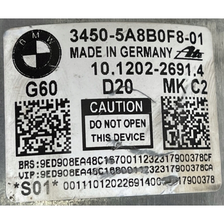 BMW 7 G70 POMPA HAMULCOWA STEROWNIK ABS 5A8B0F8