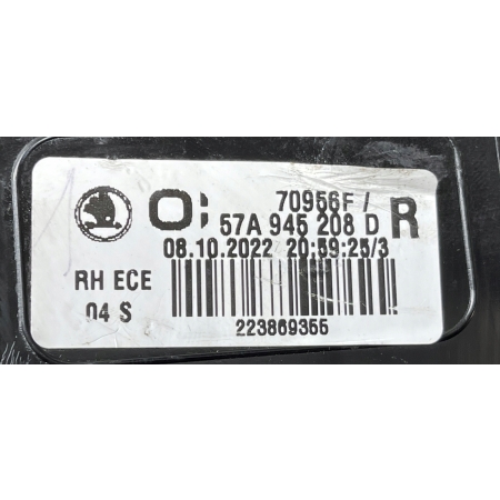 SKODA KAROQ 57A LIFT 2022 - LAMPA LED TYLNA PRAWA TYŁ 57A945208D 08.10.2022