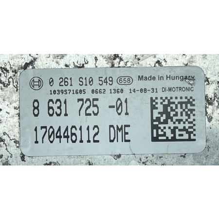 BMW F07 F10 F11 F15 F16 F20 F21 KOMPUTER STEROWNIK 8631725 170446112