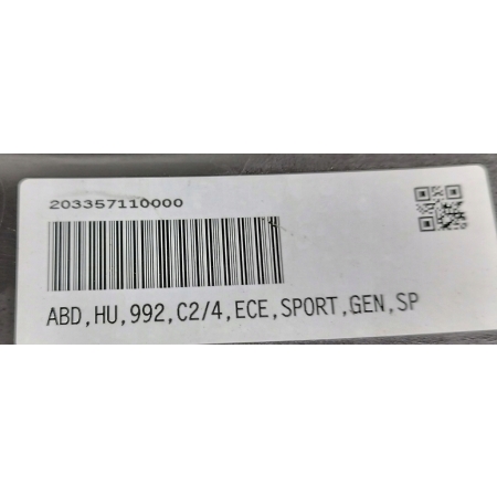 PORSCHE 911 992 SPOILER ZDERZAKA TYŁ DOKŁADKA 992807983A