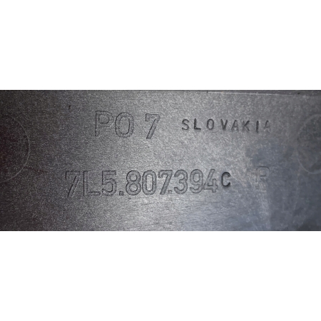 PORSCHE CAYENNE I 03-10 ŚLIZG ZDERZAKA PRAWY TYŁ 7L5807394C