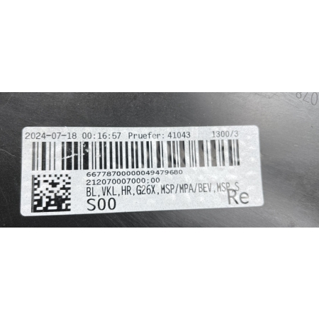 BMW 4 G26 M-PAKIET NAROŻNIK KRATKA ZDERZAKA PRAWA TYŁ  8078588