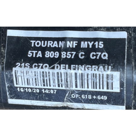 KLAPKA WLEWU PALIWA MOCOWANIE VW TOURAN II 2015 - 5TA809799