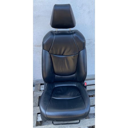 P4 TOYOTA RAV4 RAV-4 V 5 2020 - FOTEL PRAWY PRZÓD SKÓRA CZARNY