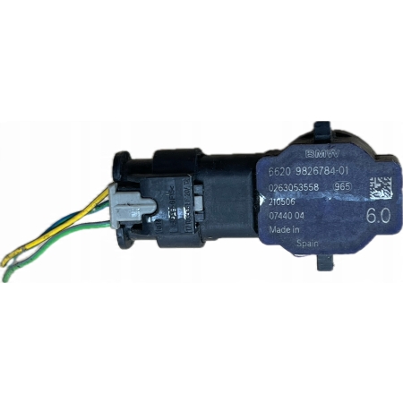 671 BMW MINI CZUJNIK PARKOWANIA COFANIA PDC + WTYCZKA 9826784 0263053558