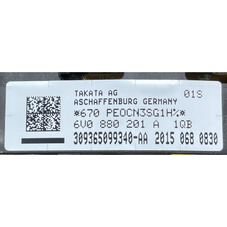 % SKODA KODIAQ OCTAVIA FABIA PODUSZKA AIRBAG KIEROWNICY 6V0880201A