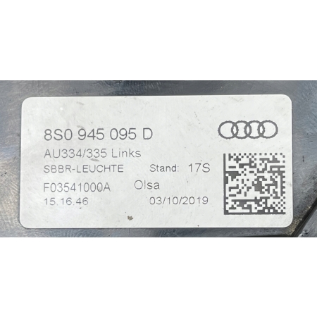 AUDI TT III 8S LAMPA LEWA TYŁ TYLNA LED 8S0945095A 03.10.2019