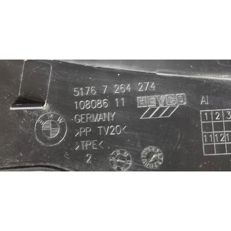 BMW 3 F30 F31 4 F32 F33 F36 OSŁONA USZCZELKA BŁOTNIKA PRAWY PRZÓD 7264274